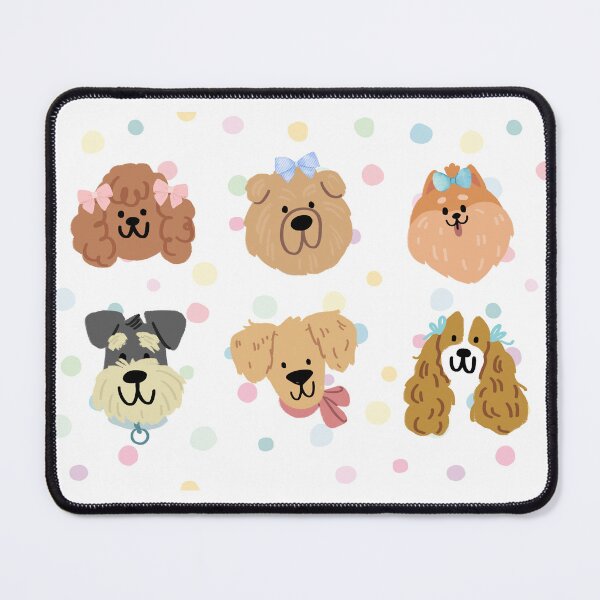 Item preview, Cute Dog Breed Pattern – Playful and Adorable Puppy Design designed and sold by printogoal.