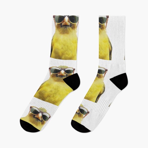 Item preview, Funny cool Greenfinch bird wearing sunglasses designed and sold by LazyOwlStore.