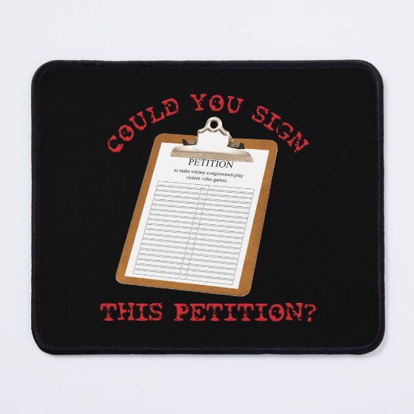 Item preview, POSTAL 2 - Could You Sign This Petition? designed and sold by Patryk Wiatrowski.