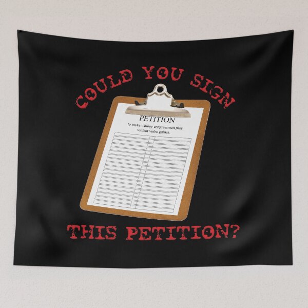 Item preview, POSTAL 2 - Could You Sign This Petition? designed and sold by Patryk Wiatrowski.