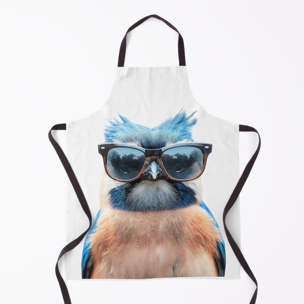 Item preview, Funny cool Blue jay bird wearing sunglasses designed and sold by LazyOwlStore.