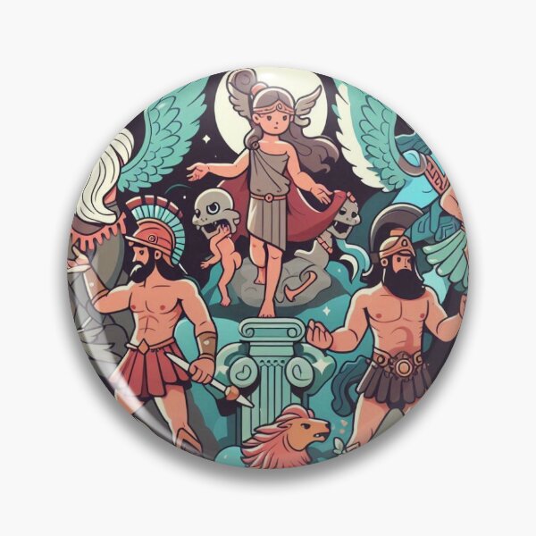 Item preview, Greek Mythology in Cartoon Style – Fun & Legendary Art designed and sold by Roberta Calabrese.