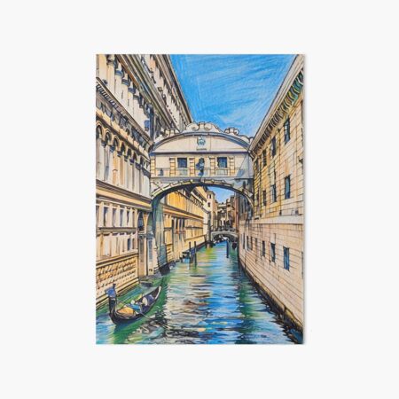 Item preview, Gondola Under Bridge in Venice Italy designed and sold by sergiopazorama.