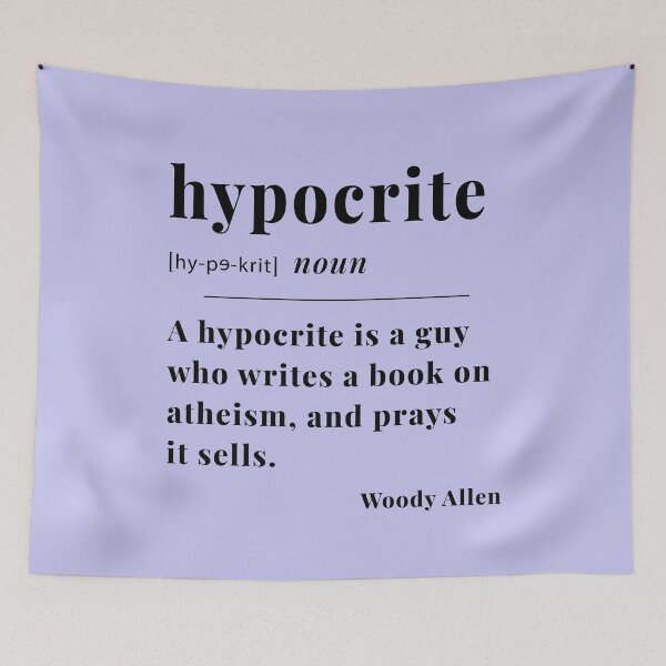 Item preview, Hypocrite Definition Text design 1 designed and sold by DigitalandPhoto.