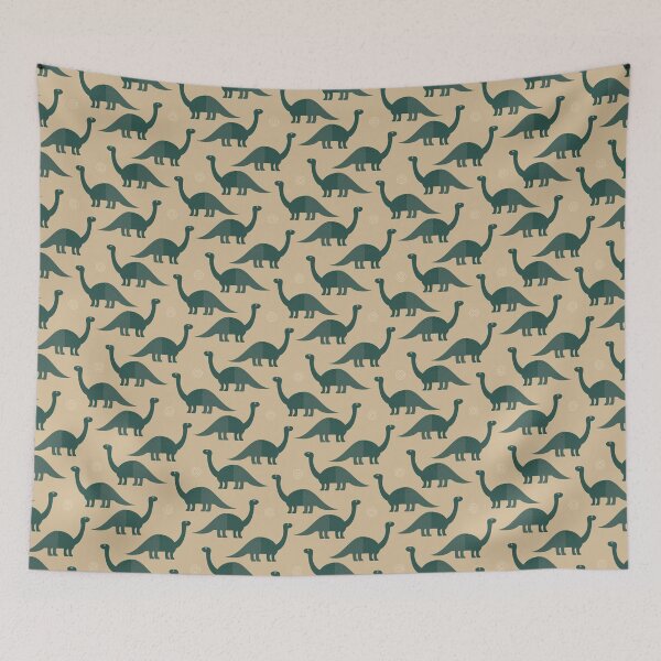 Item preview, Dinos on brown designed and sold by reneesillus.