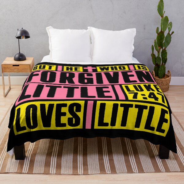 Item preview, Luke 7:47 But He Who Is Forgiven Little Loves Little designed and sold by plushism.