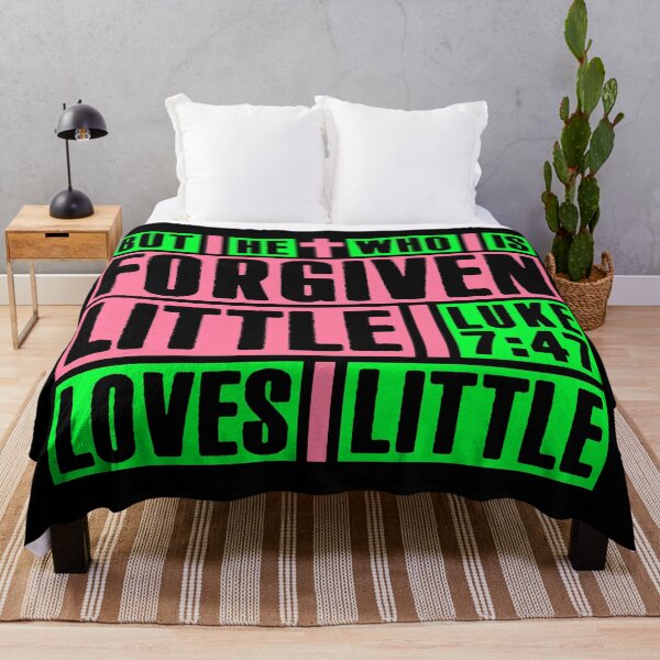 Item preview, Luke 7:47 But He Who Is Forgiven Little Loves Little designed and sold by plushism.