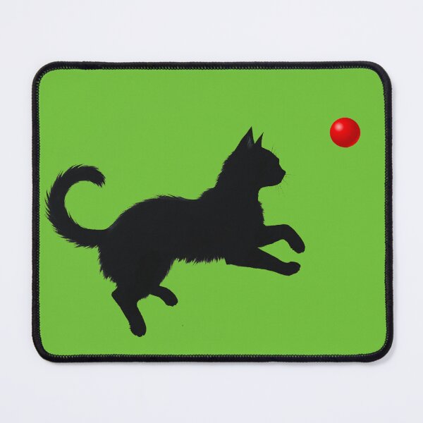 Item preview, Black Kitty Plays CATch designed and sold by Zini-ArtStudio.