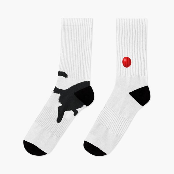 Item preview, Black Kitty Plays CATch designed and sold by Zini-ArtStudio.