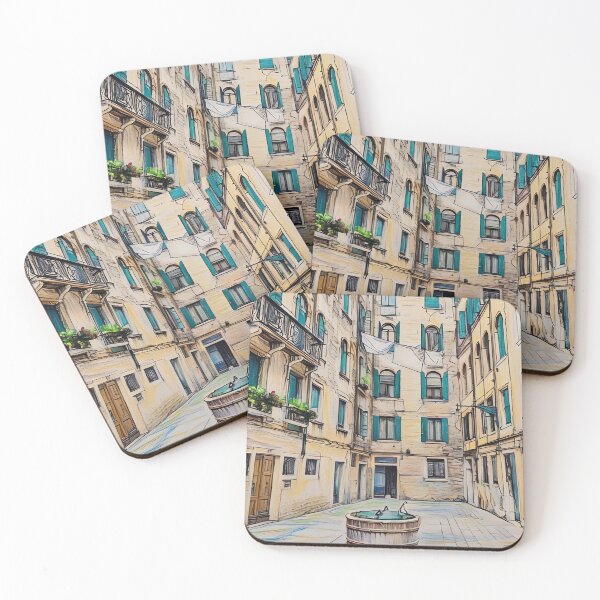 Item preview, Italian Courtyard with Well in Venice Italy designed and sold by sergiopazorama.