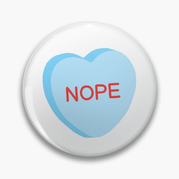 Item preview, Nope Candy Heart designed and sold by Lindsey Kae.