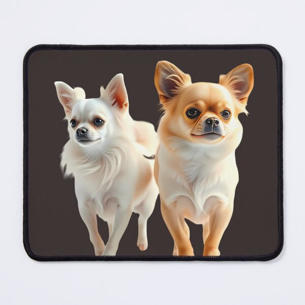 Item preview, Fluffy Chihuahua Lovers Under the Vast Sky designed and sold by Iuqiune.