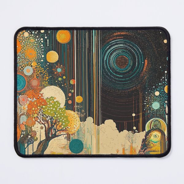 Item preview, Surreal Floating Islands with a River of Stars – Dreamlike Landscape designed and sold by Moss and Moon Studio.
