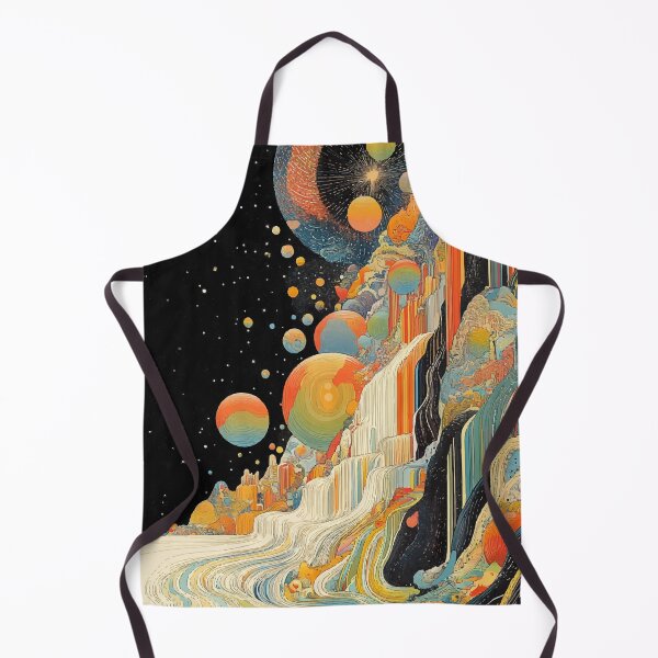 Item preview, Surreal Floating Islands with a River of Stars – Dreamlike Landscape designed and sold by Moss and Moon Studio.
