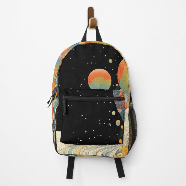 Item preview, Surreal Floating Islands with a River of Stars – Dreamlike Landscape designed and sold by Moss and Moon Studio.