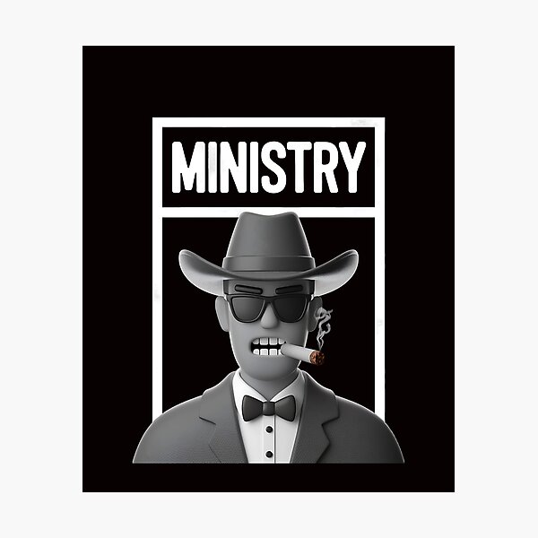 Item preview, Ministry Band (On Black) designed and sold by shi-ruumi.