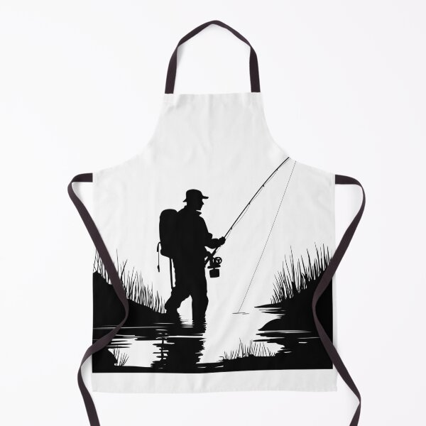 Item preview, Hand drawn fly fisherman designed and sold by Sweetvoilet.