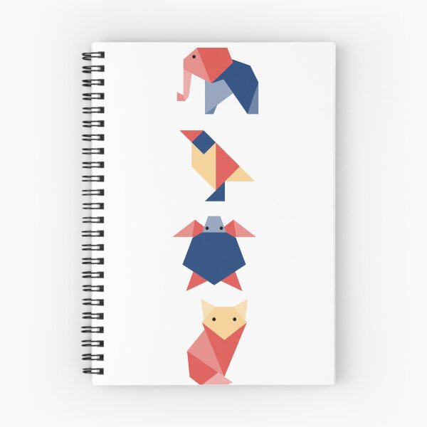 Item preview, Geometric Origami Animals – Minimalist Bird Origami & Wildlife Art designed and sold by Memorph.