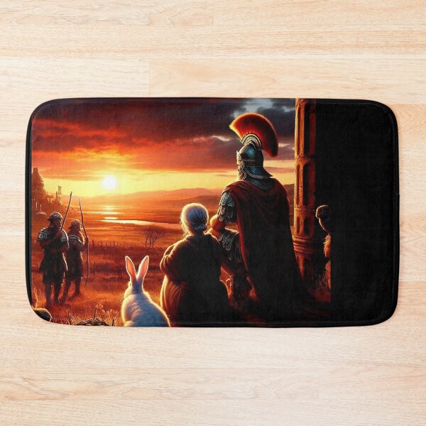 Item preview, Ancient roman soldier and White rabbit  designed and sold by Dogandesighn.