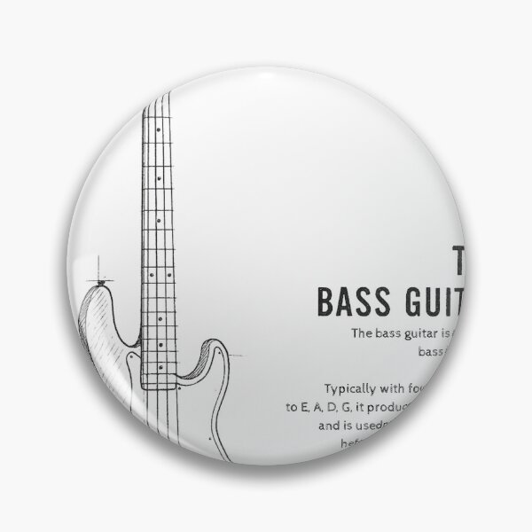 Item preview, The Bas Guitar Simple Artistic Sketch  designed and sold by The Art of Kkatarynka.