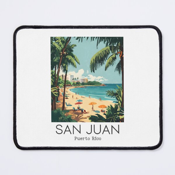 Item preview, A Vintage Illustration of San Juan - Puerto Rico designed and sold by GoodOldVintage.