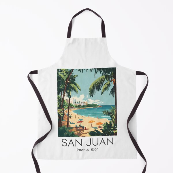 Item preview, A Vintage Illustration of San Juan - Puerto Rico designed and sold by GoodOldVintage.