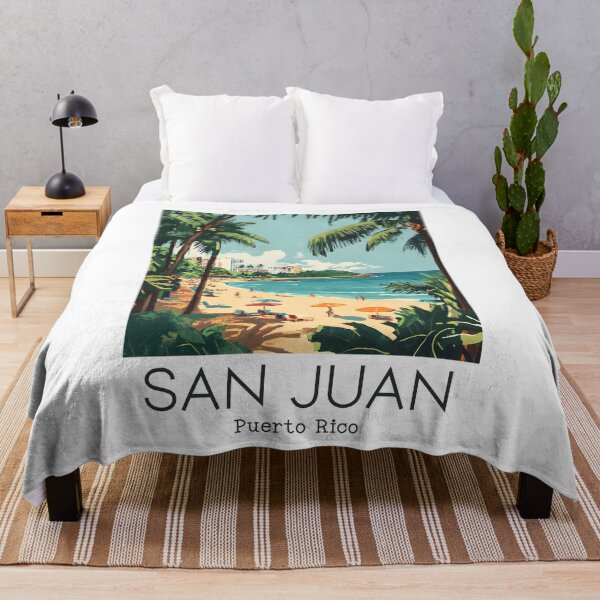 Item preview, A Vintage Illustration of San Juan - Puerto Rico designed and sold by GoodOldVintage.