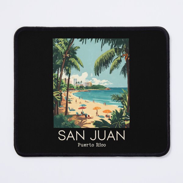 Item preview, A Vintage Illustration of San Juan - Puerto Rico designed and sold by GoodOldVintage.