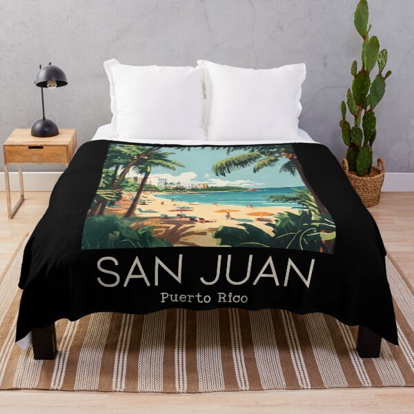 Item preview, A Vintage Illustration of San Juan - Puerto Rico designed and sold by GoodOldVintage.
