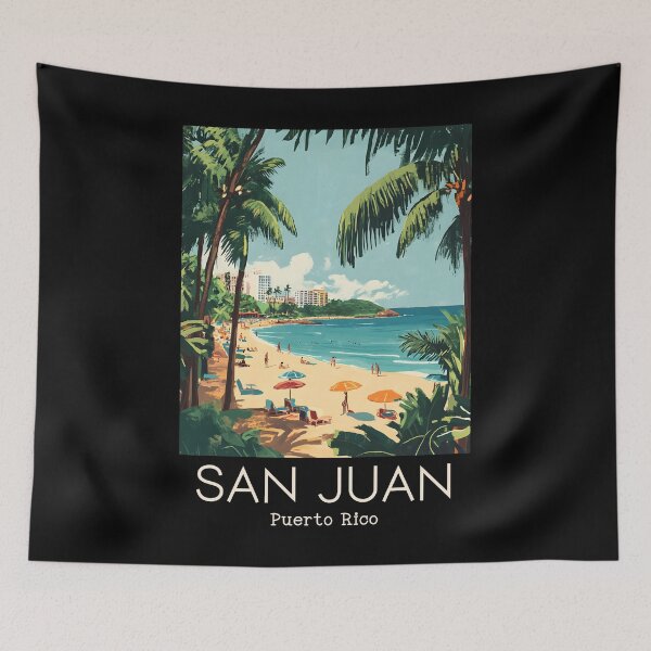 Item preview, A Vintage Illustration of San Juan - Puerto Rico  designed and sold by GoodOldVintage.