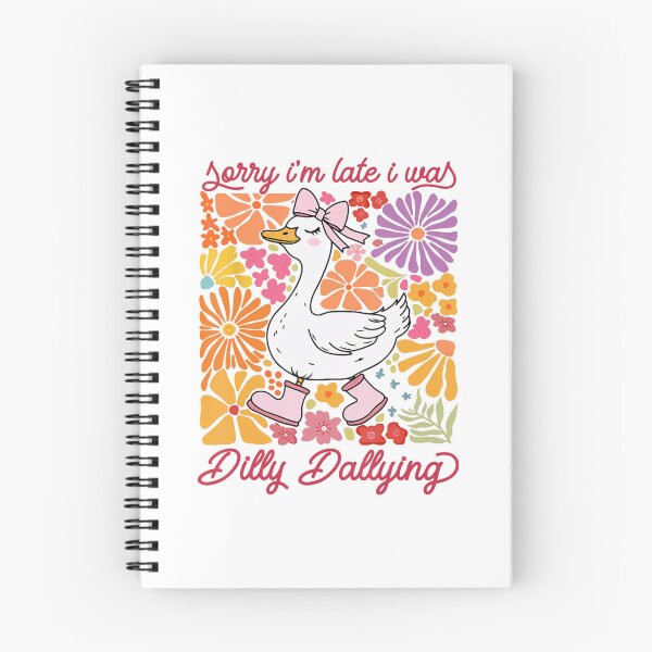 Item preview, Sorry I'm Late I Was Dilly Dallying Goose Funny Mama Goose designed and sold by lidanmasi.