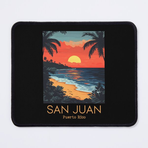 Item preview, A Vintage Illustration of San Juan - Puerto Rico designed and sold by GoodOldVintage.