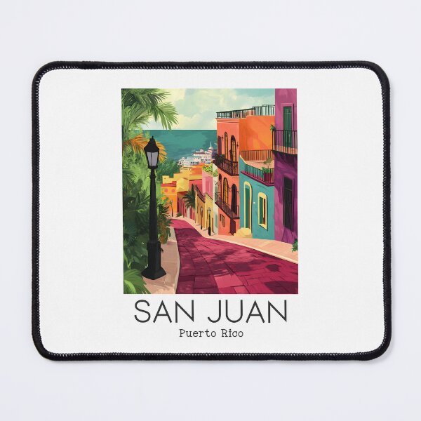 Item preview, A Vintage Illustration of San Juan - Puerto Rico designed and sold by GoodOldVintage.