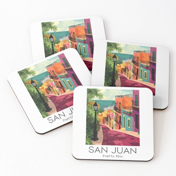 Item preview, A Vintage Illustration of San Juan - Puerto Rico  designed and sold by GoodOldVintage.