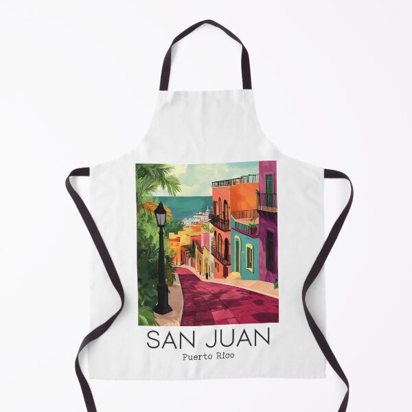 Item preview, A Vintage Illustration of San Juan - Puerto Rico designed and sold by GoodOldVintage.