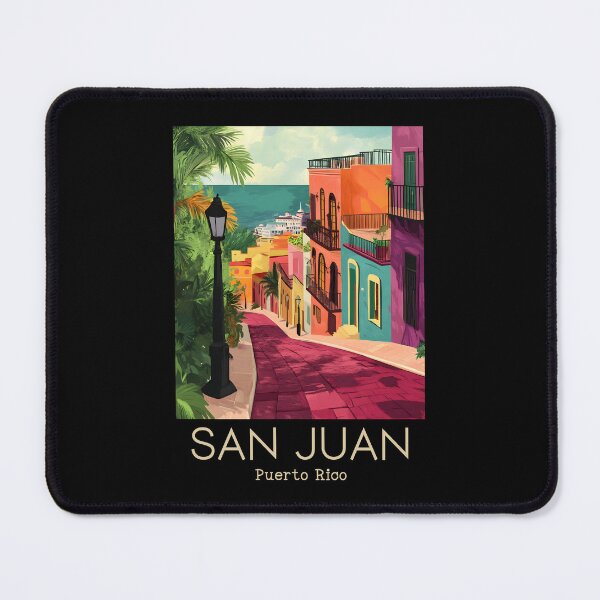 Item preview, A Vintage Illustration of San Juan - Puerto Rico designed and sold by GoodOldVintage.