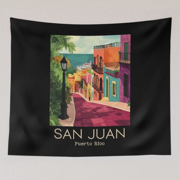 Item preview, A Vintage Illustration of San Juan - Puerto Rico  designed and sold by GoodOldVintage.