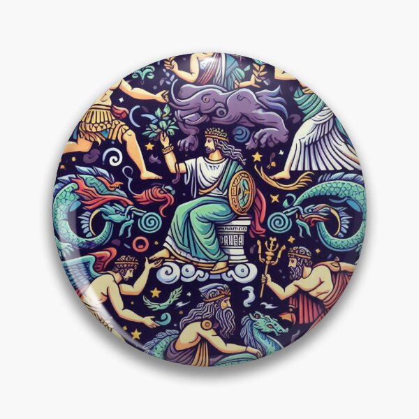 Item preview, Greek Mythology in Cartoon Style – Fun & Legendary Art designed and sold by Roberta Calabrese.