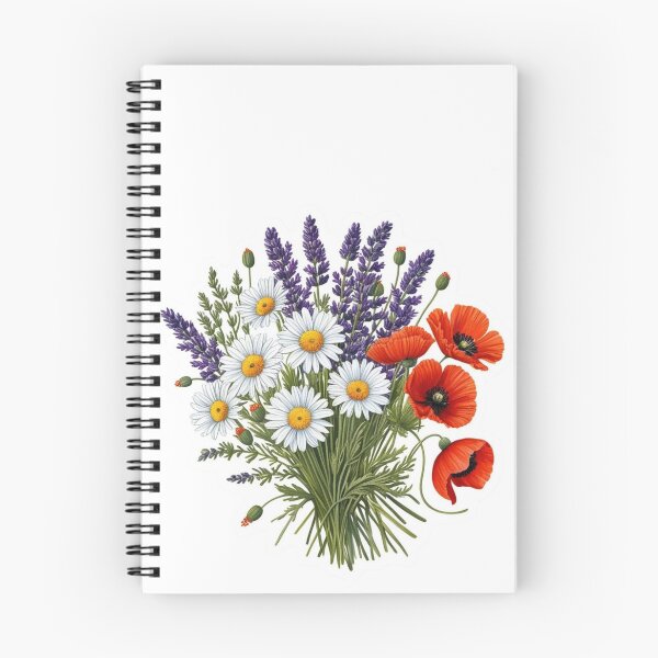 Item preview, Ethereal Meadow: Clear Watercolor Wildflower Bunch designed and sold by STmez Design.