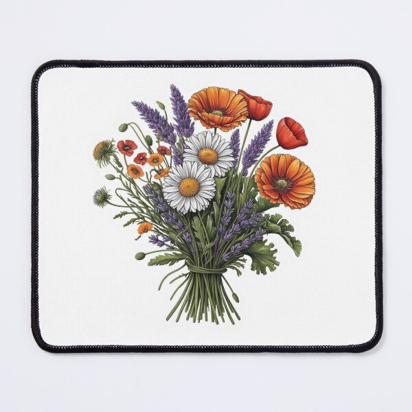 Item preview, Blooming Harmony: Clear Wildflower Bunch designed and sold by STmez Design.