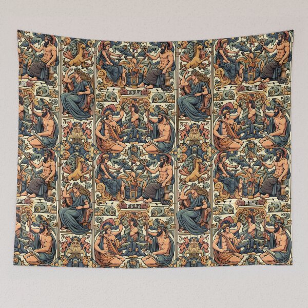 Item preview, Greek Mythology in Cartoon Style – Fun & Legendary Art designed and sold by Roberta Calabrese.