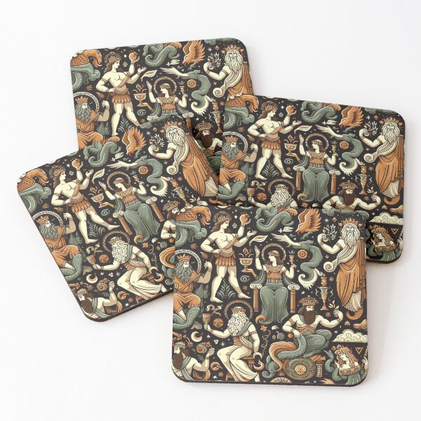 Item preview, Greek Mythology in Cartoon Style – Fun & Legendary Art designed and sold by Roberta Calabrese.