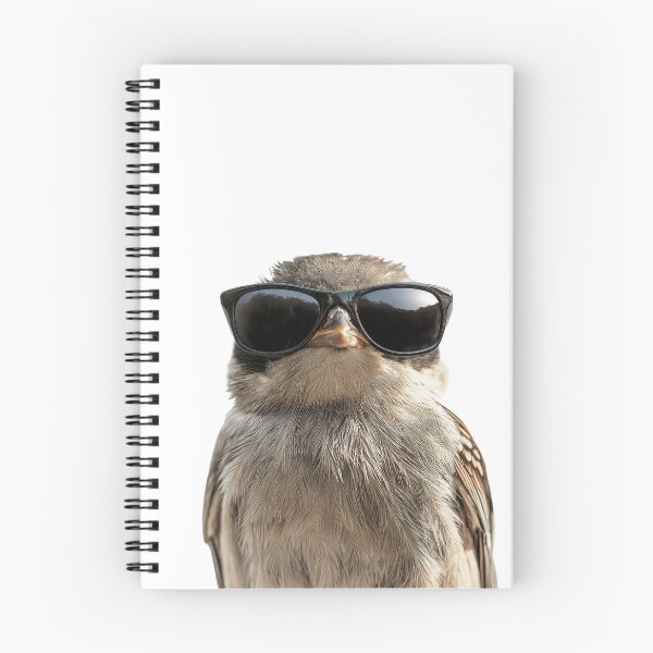 Item preview, Funny cool Wren bird wearing sunglasses designed and sold by LazyOwlStore.