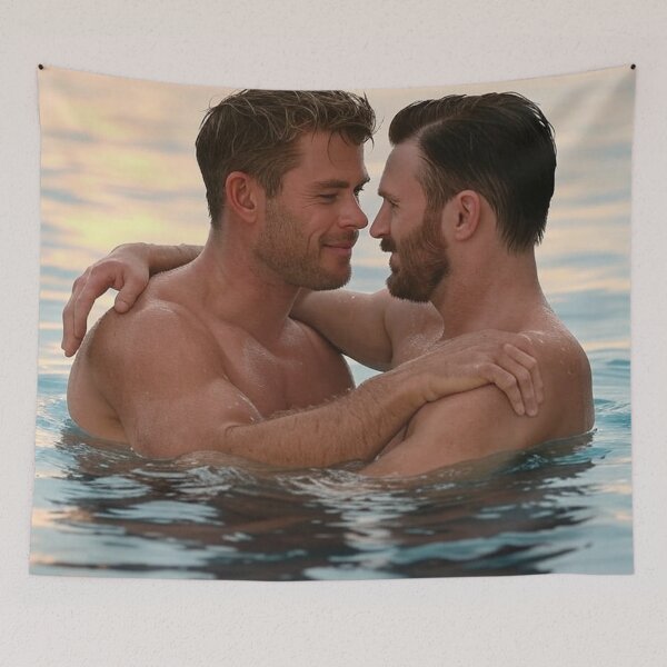 Item preview, chris evans and chris hemsworth two legendary designed and sold by Estiny-1993.