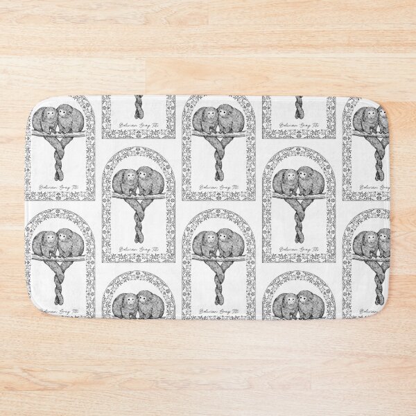 Item preview, Hand drawn two cute Bolivian Gray Titi Monkeys (framed) designed and sold by You Store.