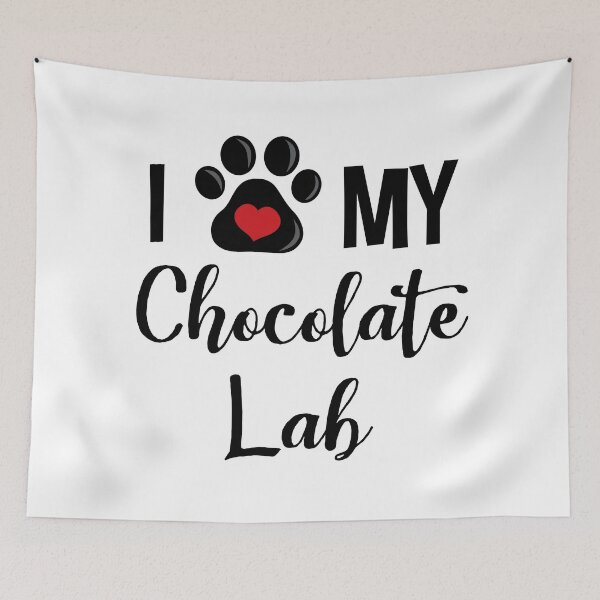 Item preview, I Love My Chocolate Lab - V2 designed and sold by InspiredQuotes.