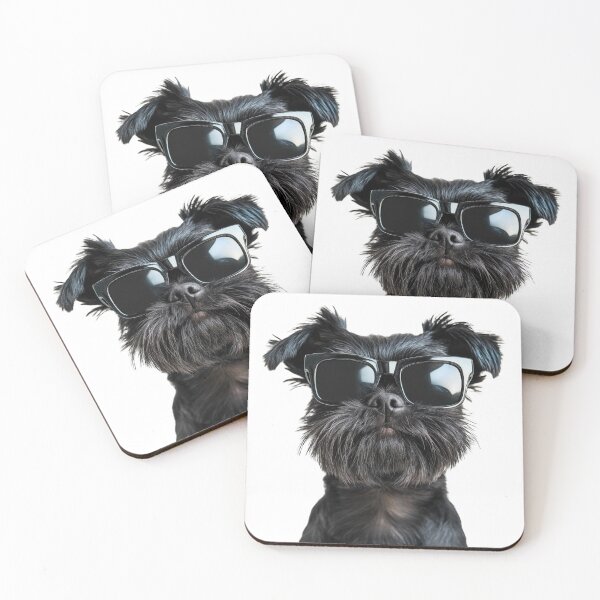 Item preview, Funny cool Affenpinscher Dog wearing sunglasses designed and sold by LazyOwlStore.