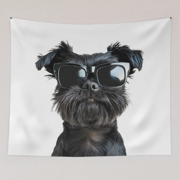 Item preview, Funny cool Affenpinscher Dog wearing sunglasses designed and sold by LazyOwlStore.