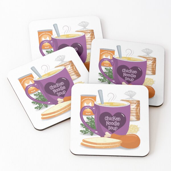 Item preview, Hot soup chicken noodle - PURPLE designed and sold by StellarFX.