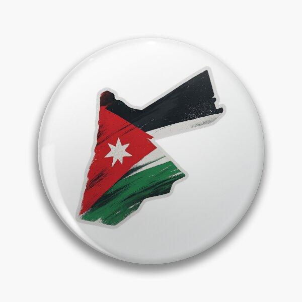 Item preview, Jordan flag sticker designed and sold by AL-WADI.